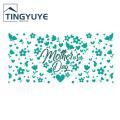 Personalized Cup Design Stickers Adorable Cartoon Cup Sticker for Diy Bottle Decoration Easy to Apply Heat Transfer Decal Creative Water Cup Design Buyer's Favorite. 