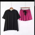 Soft jersey fabric short  wear suit. 