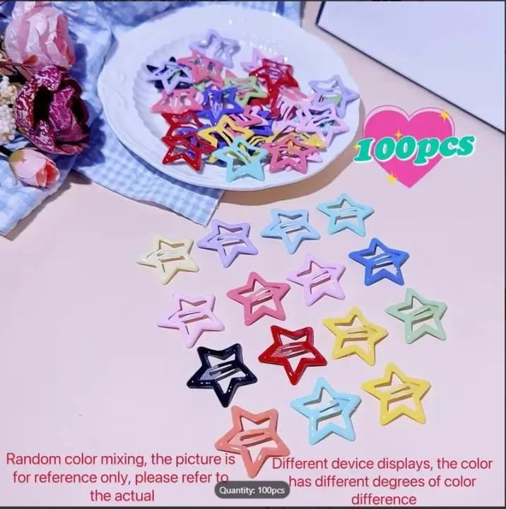 20/40Pcs%20Colorful%20Star%20BB%20Hair%20Clips%20For%20Girls%20Children%20Lovely%20Hair%20Decorate%20Hairpins%20Barrettes%20Headwear%20Kids%20Hair%20Accessories%20-%20Image%207
