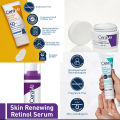 Luxolite - Original 4 in 1 CeraVe Brightening Glow Kit - Developed with Dermatologists - Skin Renewing Formula - Night Cream - Serum - Cleanser - Sunscreen. 