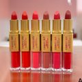 Romantic May Professionally 2 in 1 Lipstick With Gloss  Liquid Matte Waterproof Lip Gloss Lasting Wear Non-Stick Makeup Set 6 pcs. 