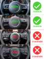Car Sline Steering Wheel Badge Decorate Ring Cover For Audi A4 B8 A6 S6 C7 A3 8v A5 Q5 8r S3 S4 A7 A1 8x Tt Accessories. 