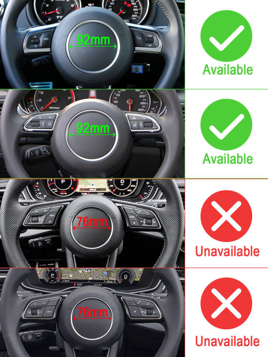 Car Sline Steering Wheel Badge Decorate Ring Cover For Audi A4 B8 A6 S6 C7 A3 8v A5 Q5 8r S3 S4 A7 A1 8x Tt Accessories