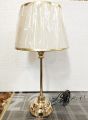 Single Metal Table Lamp Golden Color. 