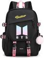 BTS girls bag High Quality Imported Multi-Functiona School and College nylon Girls Backpack 2024 fresh imported design. 