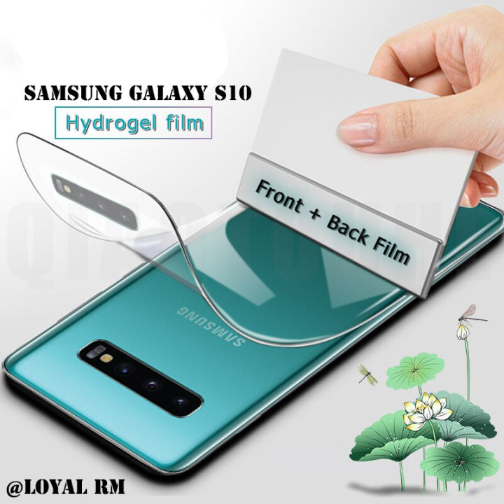 Samsung%20Galaxy%20S10%20Front%20and%20Back%20Hydrogel%20film%20Jelly%20Protector%20-%20Image%202