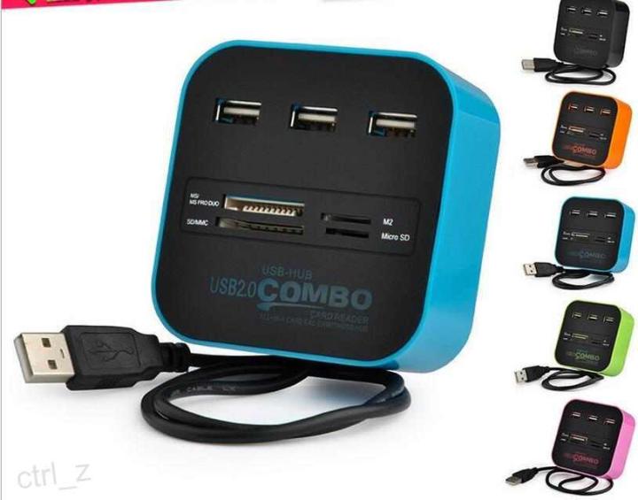 Multi%20USB%20Hub%203%20Ports%20+%20Card%20Reader%202.0%20Hub%20Combo%20High%20Speed%20USB%20Splitter%20All%20In%20One%20USB%20Adapter%20For%20SD/TF/MMC/M2/MS/MS%20-%20Image%202