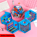 Disney Spiderman Cute Kids Painting Set For Drawing 46 Pieces. 