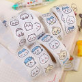 2Roll/Set Chiikawa Tape Roll Stickers Cartoon Cute Pvc Graffiti Style Transparent Stickers Handbook Decorative Stickers Student Writing Gift. 