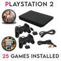 PS2 Slim Console with 25 - 70 games installed fmcb  PlayStation 2. 