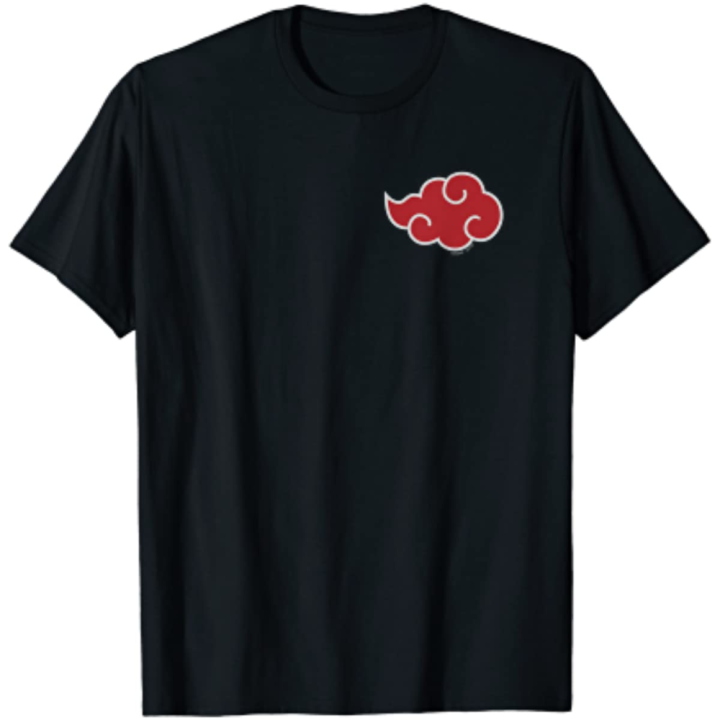 Naruto Shippuden Akatsuki Cloud Short Sleeve T-Shirt
