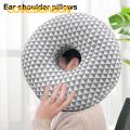 Piercing Pillow for Sleeping Sleep Comfortably with Piercing Pillow Single Hole Ear Pillow for Side Sleepers Relieves Ear Pain Pressure Soft Comfortable Ear Inflammation Pillow. 