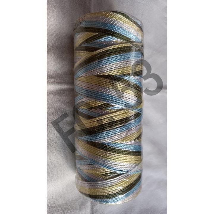 Polyester Yarn (Qureshia Thread - 24 No) - Multicolor Parachute Thread ...