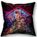 Nice Custom Stranger Things Pillowcase Cotton Linen Fabric Square Zipper Pillowcase 45X45cm Wedding Decorative Pillow cover. 