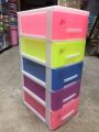 Multipurpose Colourful Drawers (5 Steps) Size: 7*10*18 inches. 