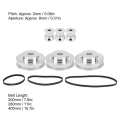 20 Teeth / 60 Synchronous Wheel 8mm Bore + 2GT‑200/280/400/mm Timing Belt. 