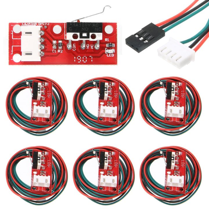 6pcs/lot Mechanical Endstop End Stop Limit Switch +Cable For C  RepRap RAMPS 1.4 Board