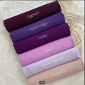 24pc , 12pc , 6pc  4pc , 1pc Custom Scarf Set – Plain Chiffon Scarves, Solid Color Hijabs, Islamic Wrap Shawl, Plain Shawl Hijab, Premium Chiffon Hijab Set for Modest Wear. 