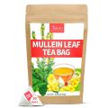 TeeLux Mullein Leaf Tea Bags, 3g/Bag, Natural Mullein Leaves, Caffeine Free, Pure Mullein Herbal Tea, 30 Tea Bags. 
