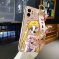 dienya For Huawei P30 Pro Case With Wristband Cartoon Fashion Sailor Moon New Design Thin Shockproof Phone Case Pattern Plating Silicone Casing Full Cover Camera SoftCase Protection Cases. 