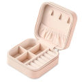 Travel Jewelry Box Jewelry Organizer for Double Layer Portable Mini Travel Case Display Storage Holder Boxes). 