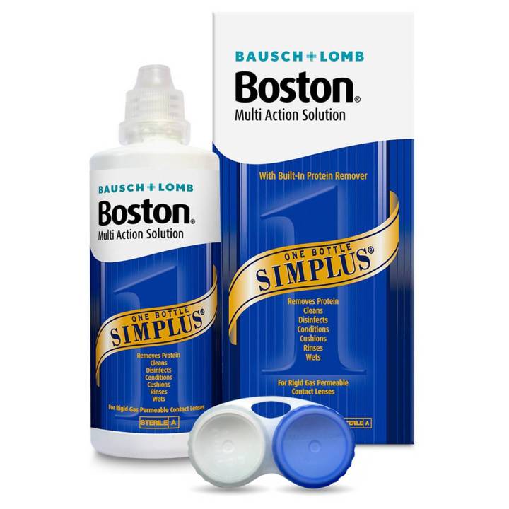 Boston SIMPLUS RGP Contact Lens Solution (Bausch+Lomb) 120ml