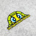 S033 MOTO GP Stickers Rossi Lucky Turtle LA TARTA DEL MUGELLO Italy Cartoon Reflective Helmet Car Window Decals. 