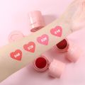 Heart Stamp Blush, Stamp Blush with Heart Shaped Applicator, Air Cushion Blusher, Moisturizing Cheek Tint Blushers for Cheeks Make Up. 