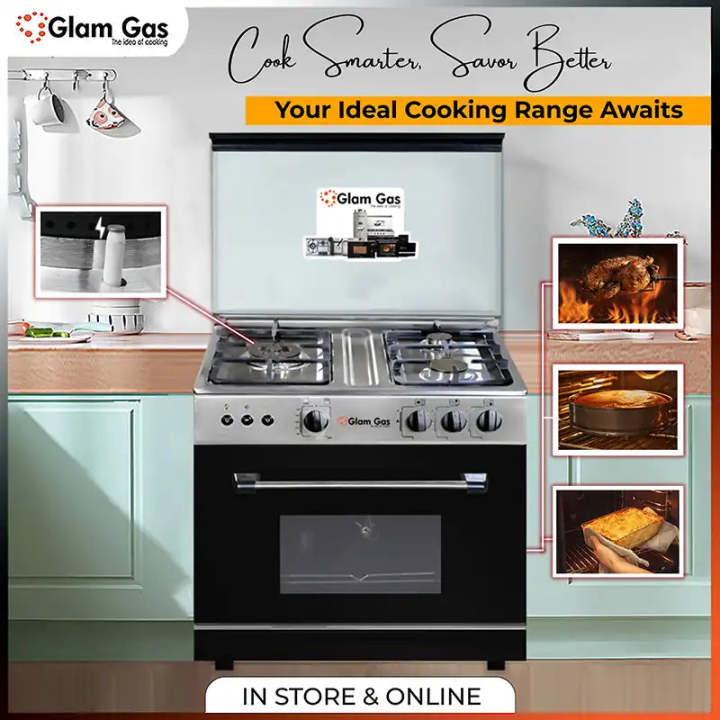 Glam Gas Cooking Range (Gas) Griller’S 27