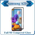 Samsung Galaxy A21s Full Black 9D/5D/10D/11D/6D Tempered Glass Screen Protector Edge to Edge Full Glue Premium Quality Film For Samsung Galaxy A21s. 
