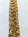 115 cm /45 Inches Chain for Crafting, Handmade Jewelry Making, DIY | KC Gold-Plated Swirl Link | Purse Clutches Cross Body Bags Chain. 