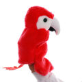 Yfashion Cartoon Parrot Hand Puppet Cute Bird l oy Storytelling Prop ldren ift Kindergarten eaching ool Height:27cm. 