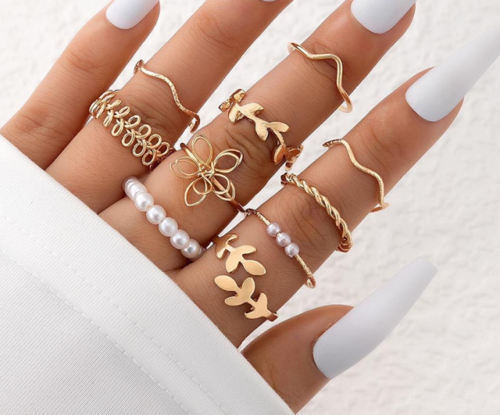 knuckle rings wholesale European and American fashion resort style jewelry knuckle punch ring knuckle armor ring