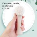 All-New Eco Friendly Biodegradable Korean Facial Cleansing Brush With Silicone Massage Brushes For Deep Cleaning. 