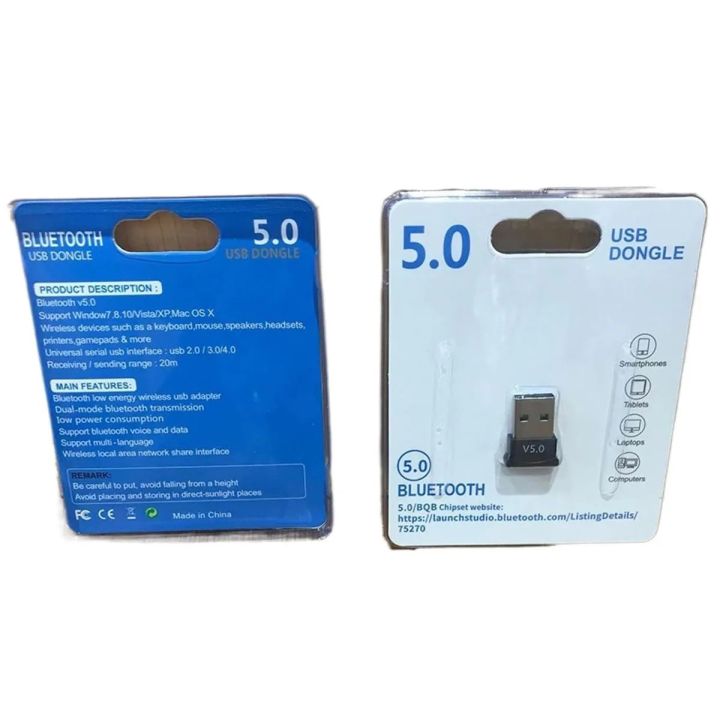 Bluetooth USB Dongle 5.0 Adapter smallest Bluetooth Transmitter PC Laptop