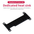 Raspberry Pi Zero W Heat Sink Silicone Thermal Pad Metal Radiator Passive Cooling Heatsink Case for Raspberry Pi Zero 2 W Zero W. 