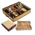 Pack Of 2 - Amazing Shoe Rack Shoe Shelf Shoe Storage + Shoe Under Bed Closet Organizer. 