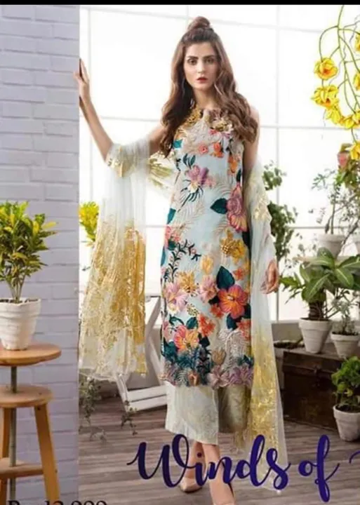 Unstitched%20Chiffon%20Embroidered%20Suit%20For%20Women%20-%203%20Piece%20-%20Image%202