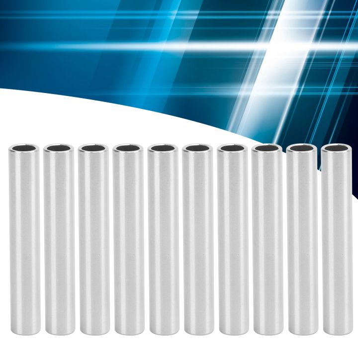 10Pcs Aluminium Tube Seamless Pipe Straight Tubing 8x6mm 2in Length Replacement 6100‑0608‑0050