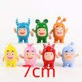 7pcs/set Oddbods Pvc Figures Toys Desk Decoration Dolls Cartoon Kawaii For Kids Children. 