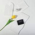 INS Wave Slate Photo Props Background Ornaments Pendulum Props Jewelry Cosmetics Storage Tray Lipsticks Bracelet taking picture Decoration Photography Display Stand. 