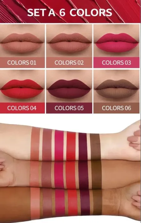 KS%20ONE%20Colors%20Long%20Lasting%20Velvet%20Lips%20Tint%20Liquid%20Lipsticks%20Waterproof%20Non-Stick%20Cup%20Lip-gloss%20Gift%20Set2265%20-%20Image%203