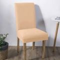 Dining Chair Cover Set of 4 Pc , 6 Pc and 8 Pc Elastic Fitted Solid Color Cover Comfortable Chair Cover For Dining Room. 