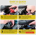 Car Horn SEGER Snail Shape- Trumpet Car Horn Set-Truck Horn-Water Profe High/Low Tone 12 Volt, Universal Fit-Orignal 60B Series, 12V Loud Car Horns with Brackets and Assembly Kit. 