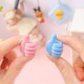 (pack of 5 )Creative Silicone Thumb Up Shaped Wall Hook Multi-function Self Adhesive Key Hanger Holder Data Cable. 