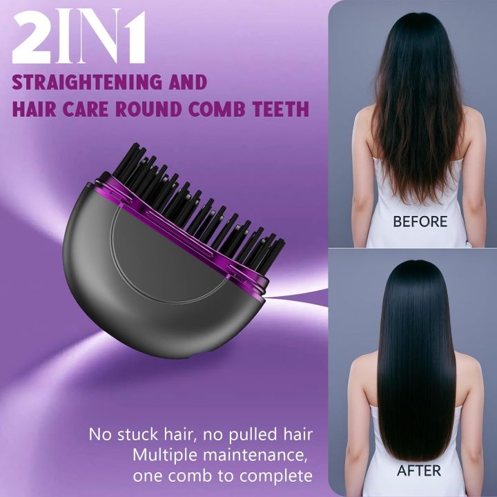 Rechargeable%20Hair%20Straightener%20Brush%20Portable%20Cordless%20Hot%20Comb%203%20Heat%20Settings%20-%20Image%204