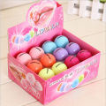 Fruit Flavor Lip Balm Cute Round Ball Pure Natural Plant Kids Baby Girls Lips Balm Moisturizing Romantic Bear. 