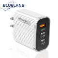 Laptop Charger Flame Retardant USB Type-C Phone Charger with 3 Ports. 