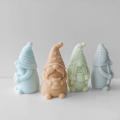 Handmade Soap Molds Whiskers Old Man Scented Candle Making Tools Fairy Tale Character Candle Molds Magical Dwarf Candle Making Accessories DIY Fairy Dwarf Ornament Mould. 