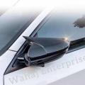 Carbon Fiber Side Mirror Cover Batman Style ABS Plastic-Corolla 2014-2022. 